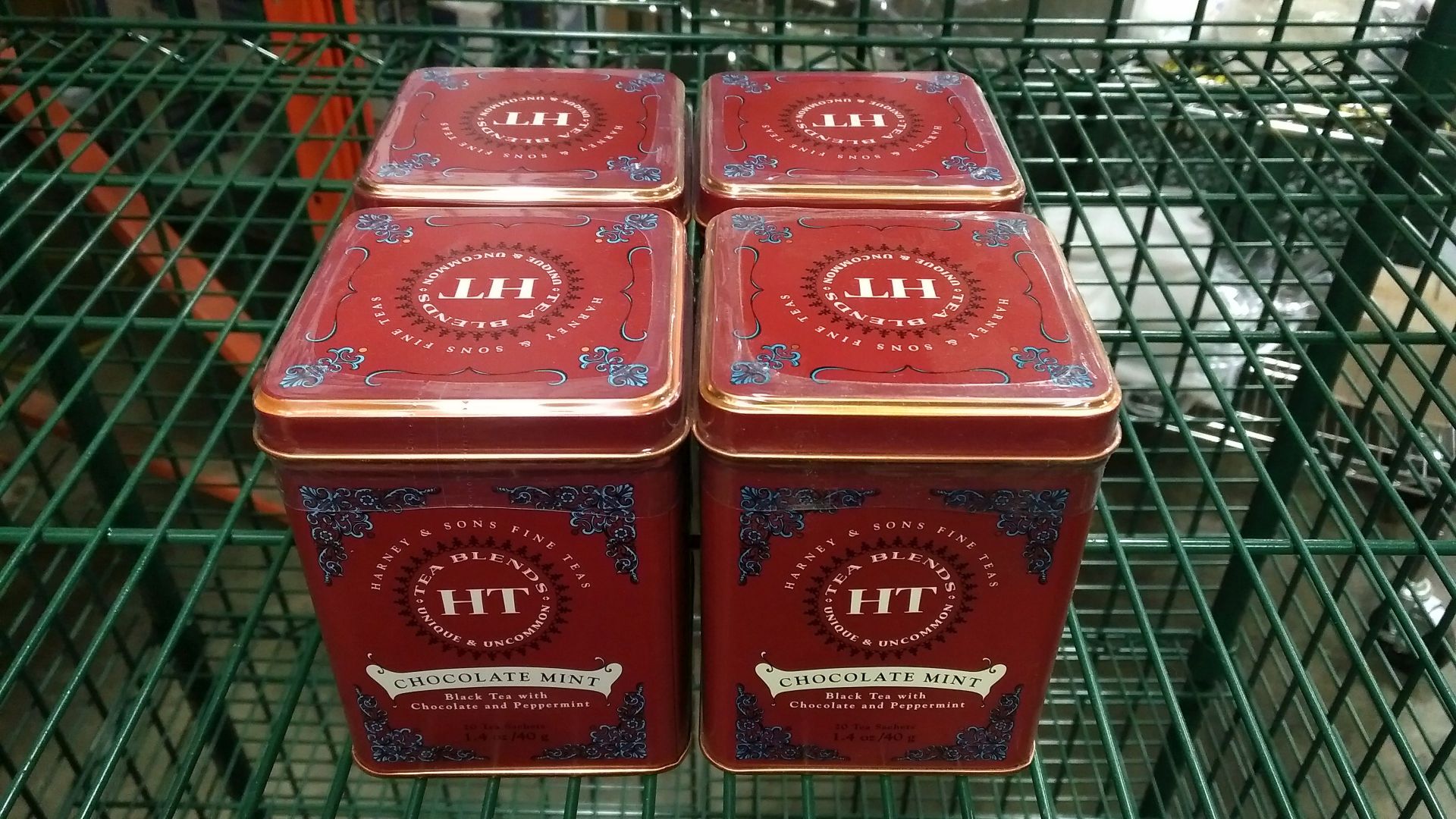 Chocolate Mint Tea - 4 Tins