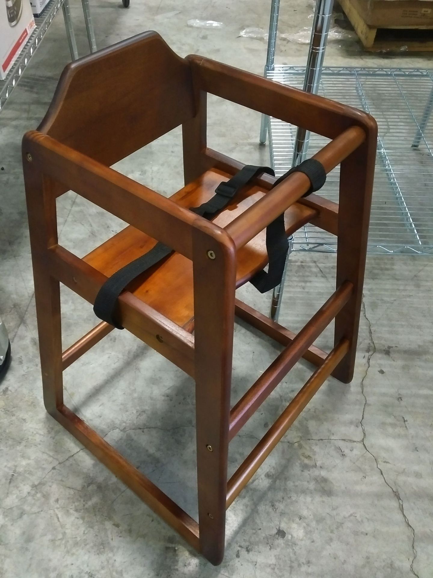 Walnut High Chair - Johnson Rose 4506 - Image 2 of 2