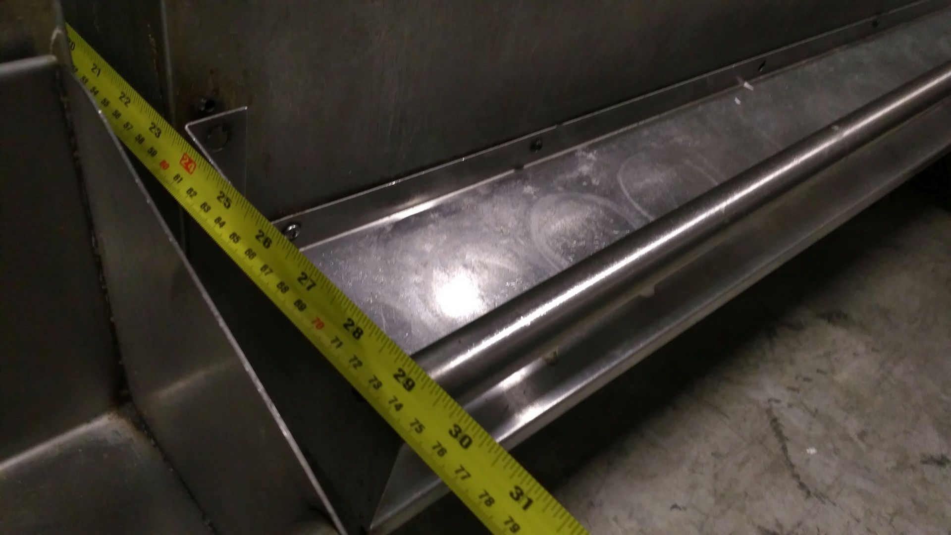 60" x 30" Bar Sink with Speed Rail - Image 7 of 7