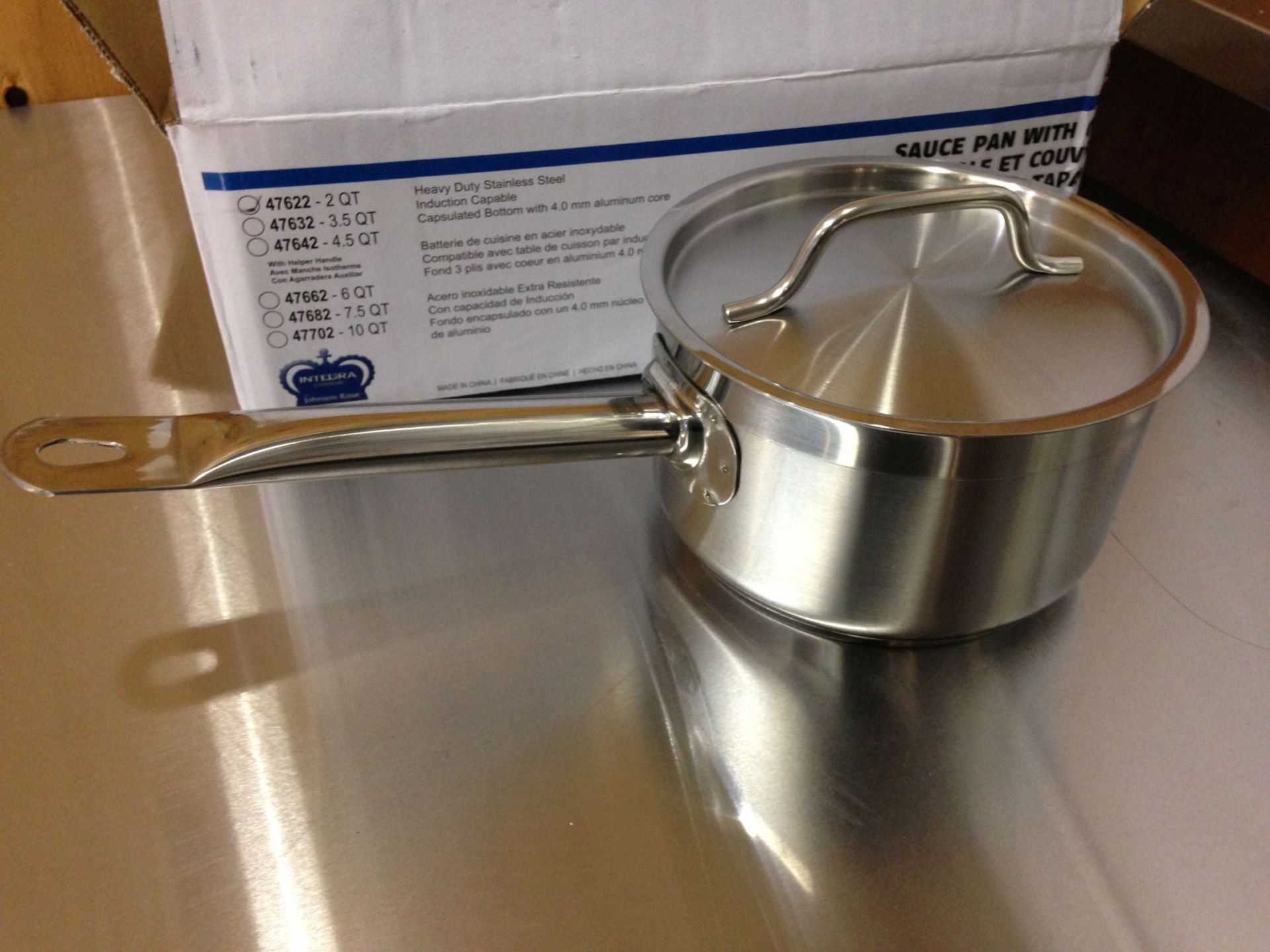 2qt Heavy Duty Sauce Pan Induction Capable - Image 2 of 3