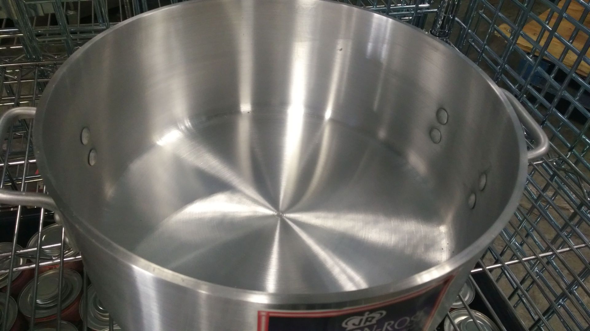 15qt Heavy Duty 1/4" 3004 Aluminum Brazier - Image 2 of 3