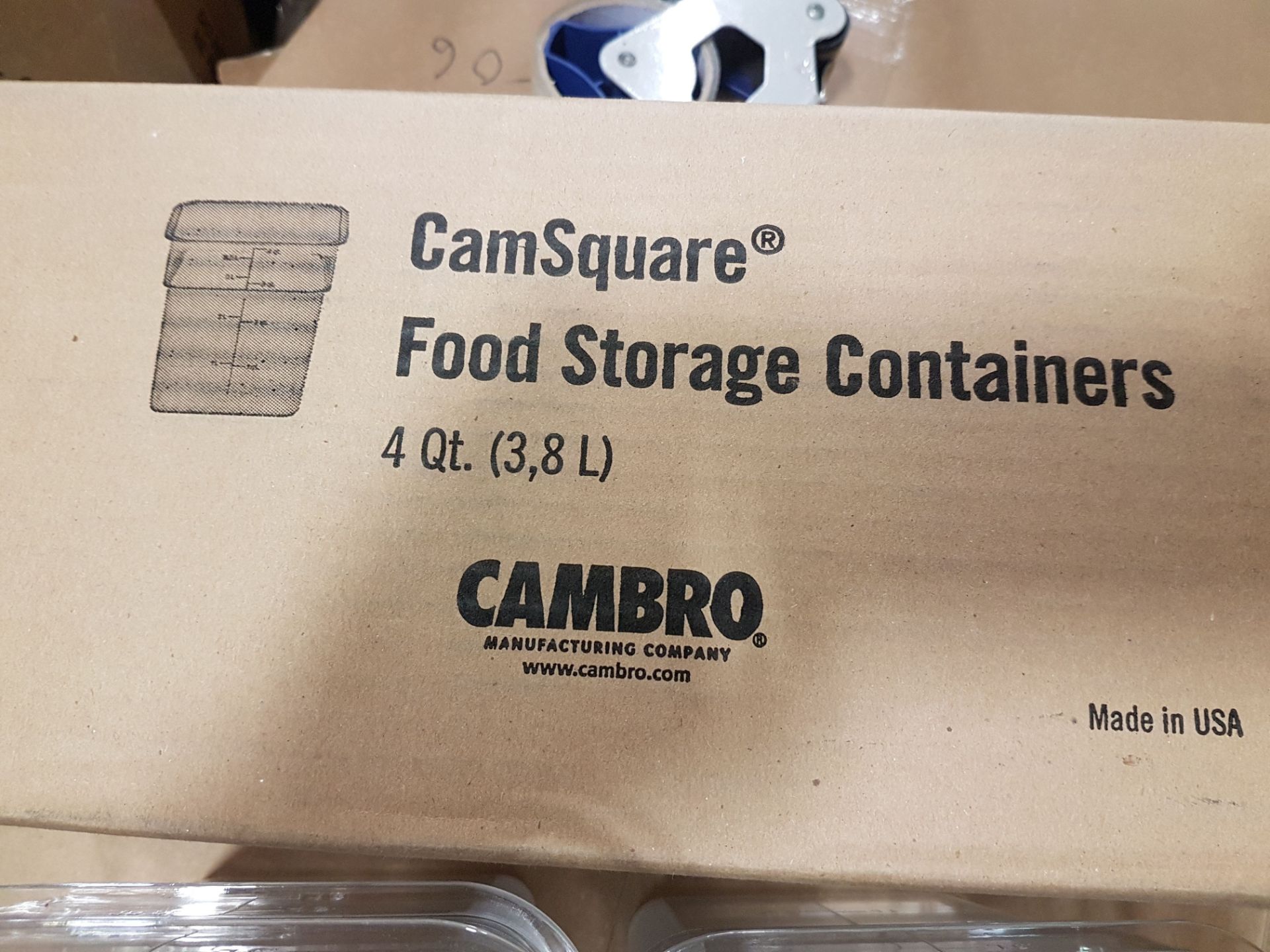 Cambro Clear 4QT Food Storage Containers - Lot of 6 - Bild 3 aus 3