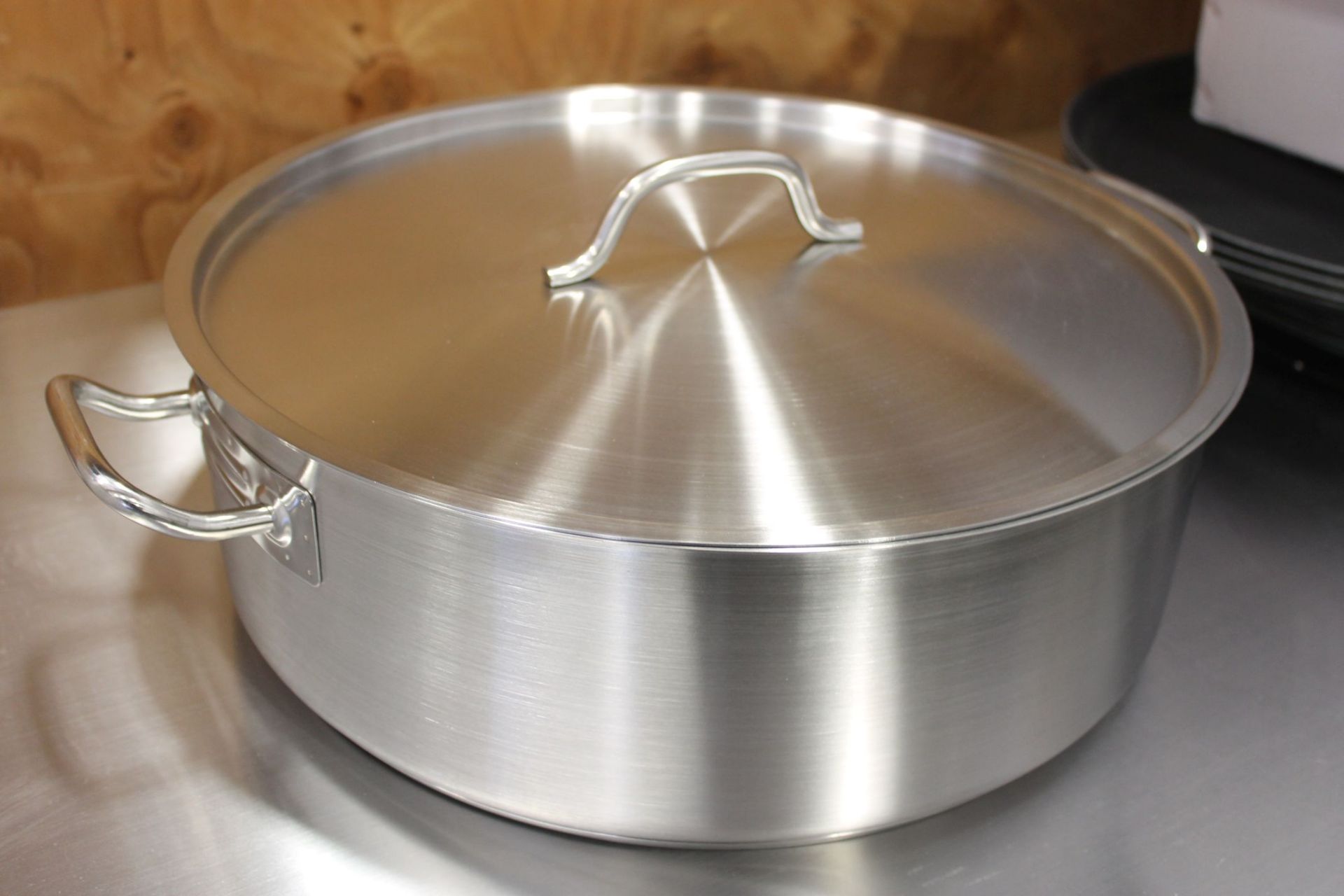 25qt Heavy Duty Stainless Steel Brazier induction capable - Bild 5 aus 5