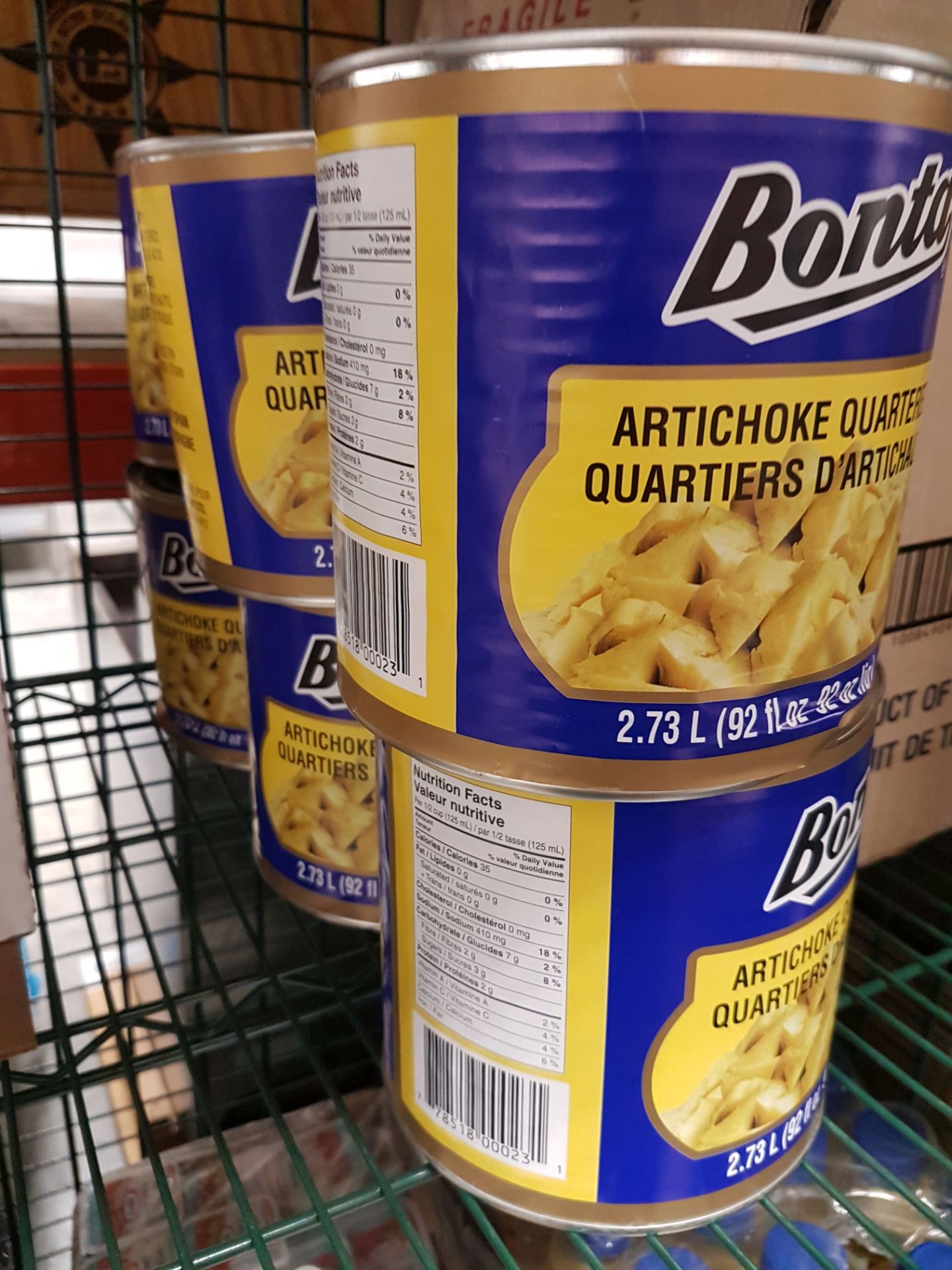 Bonta Artichoke Quartered - 6 x 2.73lt Cans