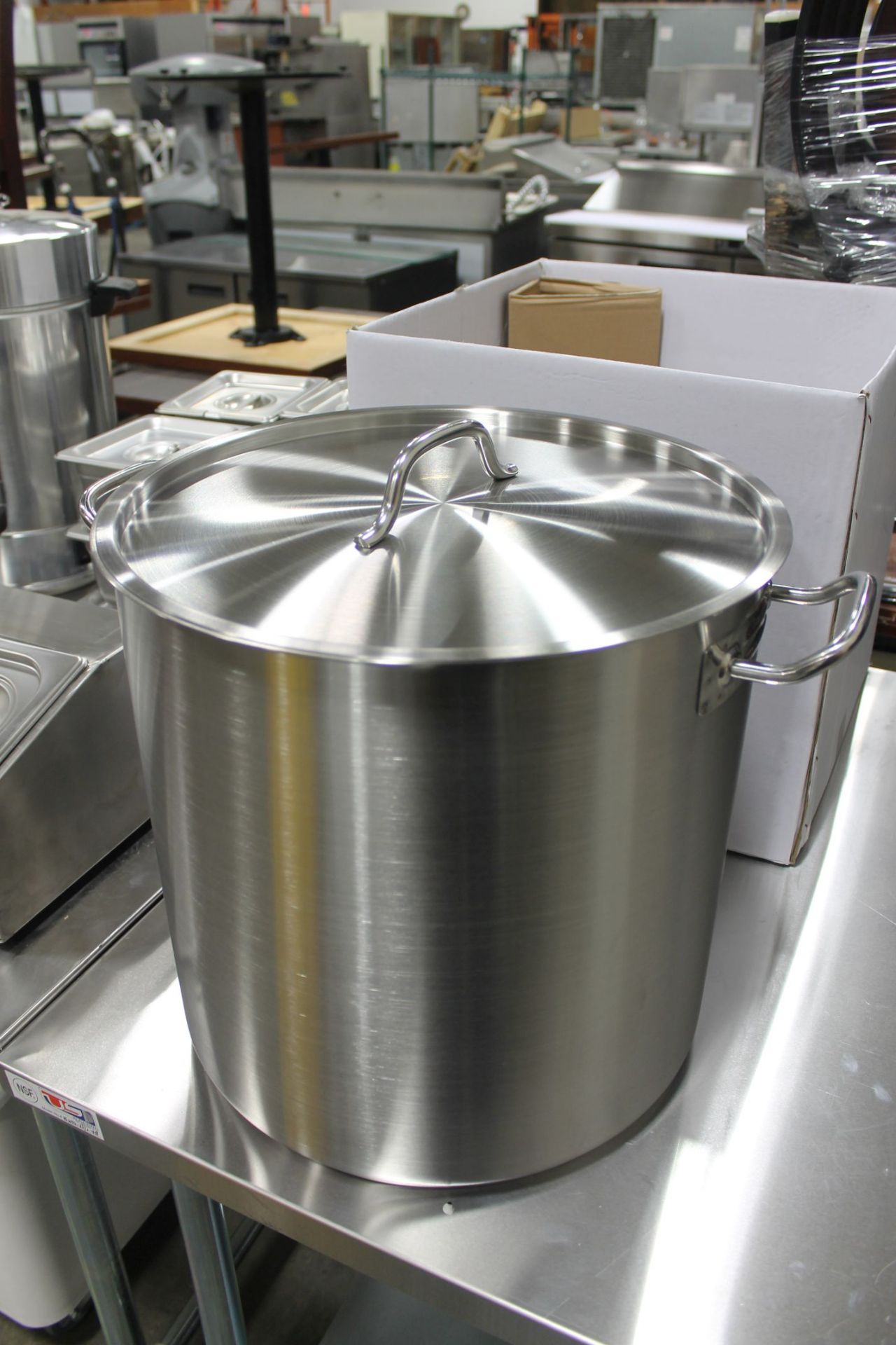 60qt Extra Heavy Duty Stainless Stock Pot induction capable