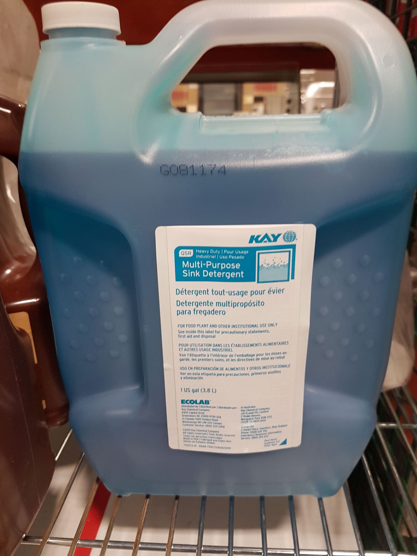 Kay Multi-Purpose Sink Detergent - 1 x 3.8LT Jug