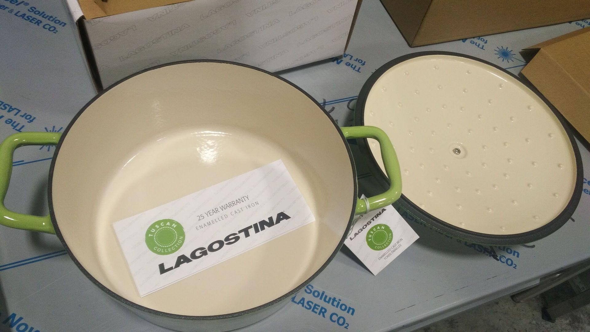 7qt Lagostina Round Casserole Dish - Image 2 of 3