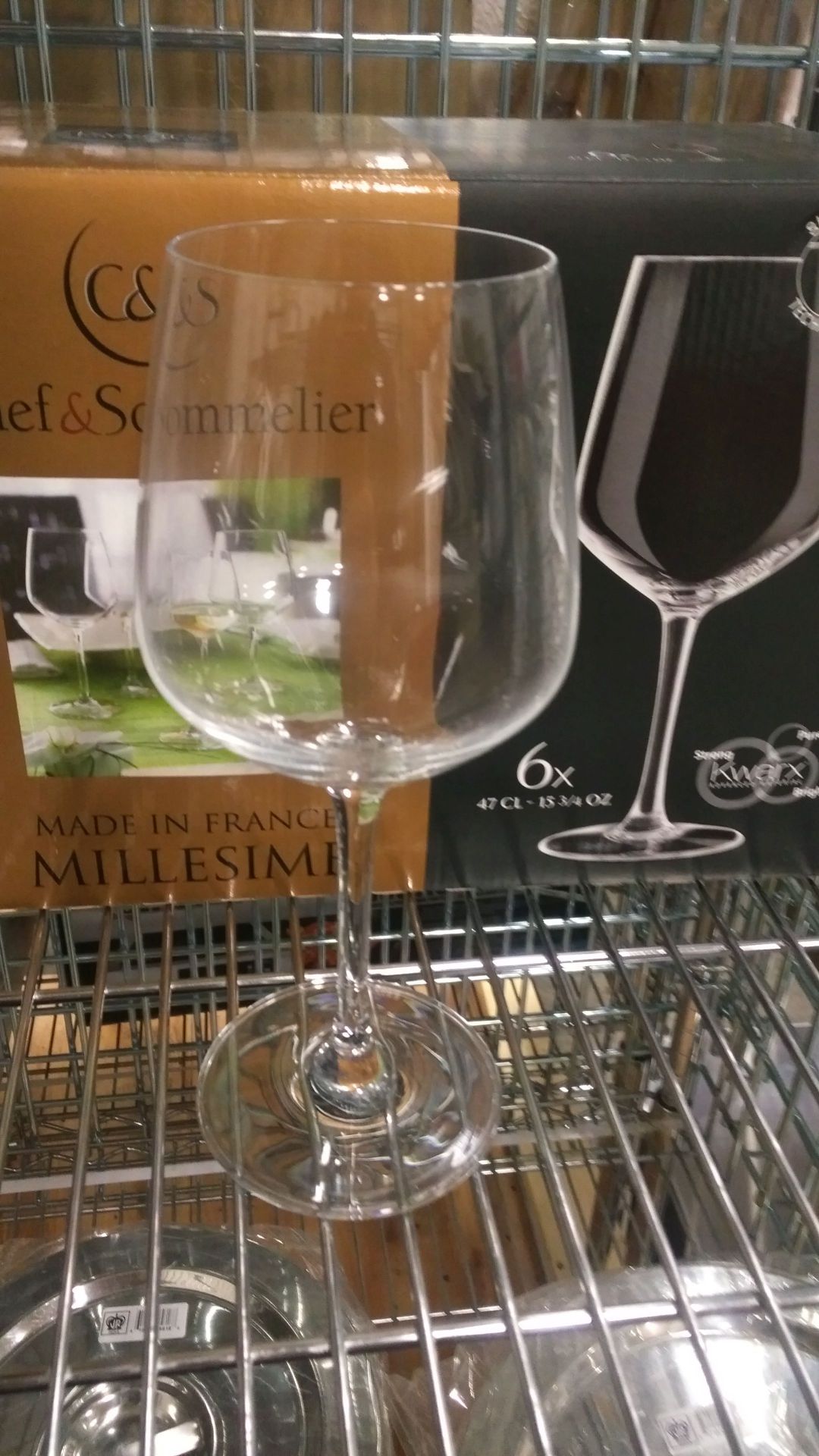 15.75oz Chef & Sommelier Millesime Glasses - Lot of 6