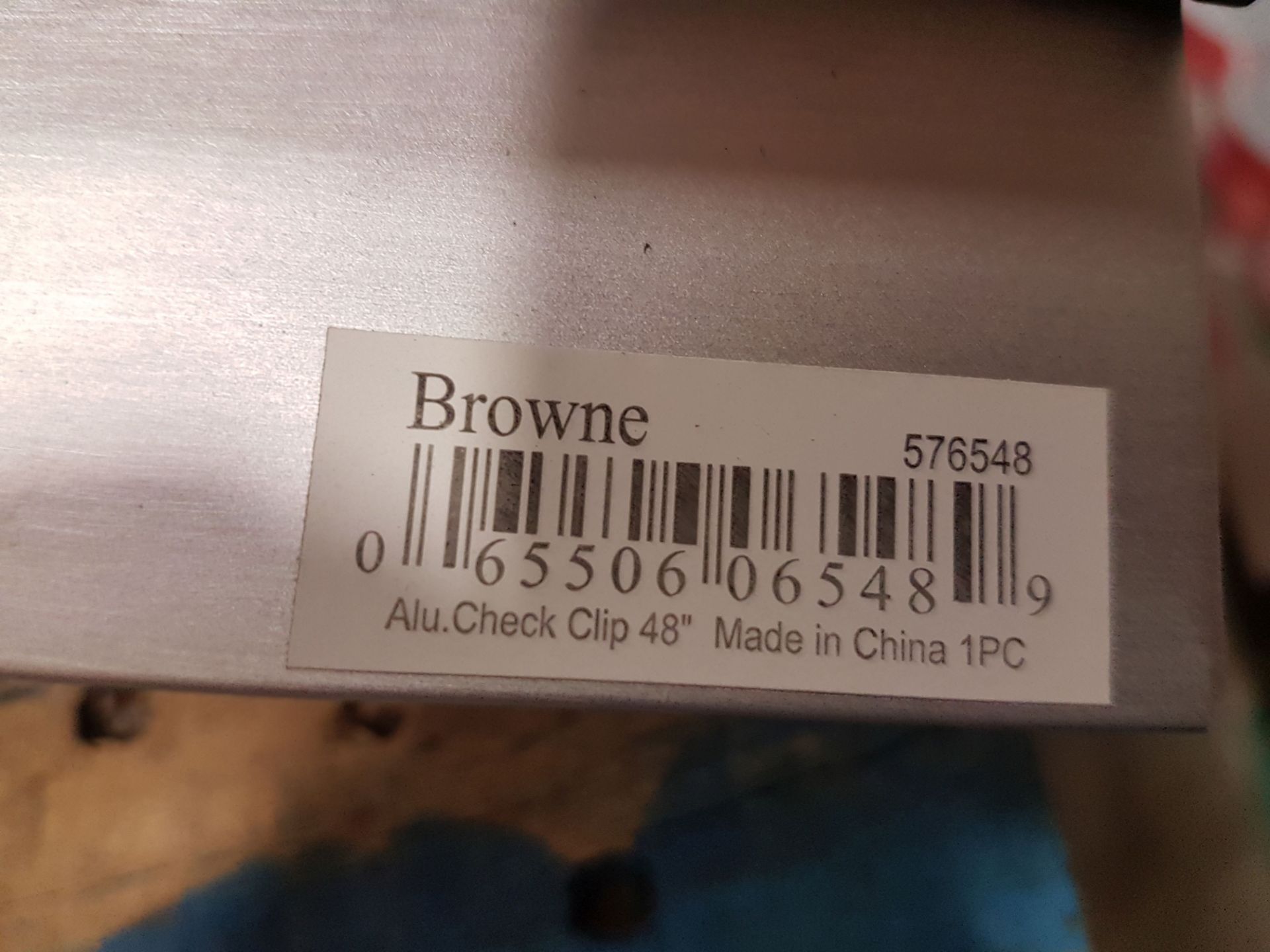 Browne 48" Aluminum Check Clip - Bild 2 aus 2