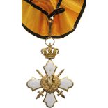 ORDER OF THE PHOENIX Grand Officer's Set with Swords, 2nd Type. Neck Badge, 82x60 mm, gilt Silver