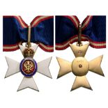 THE ROYAL VICTORIAN ORDER Commander’s Cross, 3rd Class, instituted in 1896. Neck Badge, 50 mm,