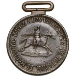 Battle of Tataiyba Medal, for the Troops, instituted in 1867 Breast Badge, 30 mm, Bronze, original