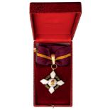 ORDER OF VASCO NUNEZ DE BALBOA Commander’s Cross. Neck Badge, gilt bronze, 58 mm, oneside