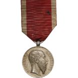 Military Merit Medal, Type 2, instituted in 1863 Breast Badge, 35 mm, Aluminium, original suspension