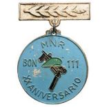 Commemorative Badge of the 20th Anniversary of Battalion 111 of the MNR Breast Badge, 39 mm,