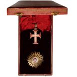 ORDER OF THE CHRIST Grand Cross Set, 1st Class, Republic of Portugal, instituted in 1917. Sash