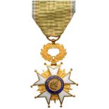 DECORATION OF THE HUMANITARIAN SOCIETY Knight's Cross. Breast Badge gilt bronze, obverse enameled,