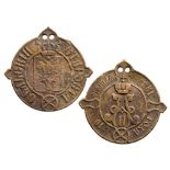 Village Elders Badge Alexander II, instituted in 1861 Breast Badge, 46 mm, bronze, original