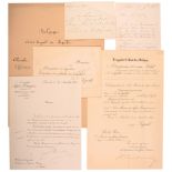 ORDER OF LEOPOLD Knight’s Cross, Leopold II King of the Belgians, Original Diploma. Printed paper,