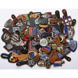 Lot of 62 Regimental Badge with leather, after 1980 Various regiments. Very good condition! (62) I