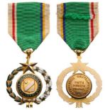 ORDER OF AGRICULTURAL MERIT Knight’s Badge, 3rd Class, instituted in 1962. Breast Badge, 40 mm, gilt