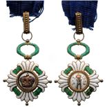 ROYAL ORDER OF THE YUGOSLAV CROWN Commander’s Cross, 3rd Class. Neck Badge, 76x57 mm, gilt Silver,