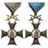 ORDER OF FRIEDRICH Knight's Cross, 2nd Class with Swords, instituted in 1830. Breast Badge, 36 mm,