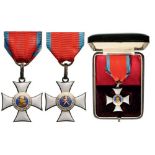 ORDER OF PHILIP THE MAGNANIMOUS Knight's Cross, instituted in 1840. Breast Badge, 33 mm, Silver,