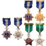 Lot of 3 Navy Technical Merit Gold and Silver Class, Navy Aeronautical Merit Silver Class,