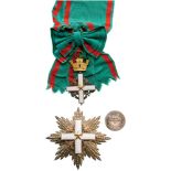 ORDER OF MERIT OF THE ITALIAN REPUBLIC Grand Cross Set, 1st Class, 1st Type, instituted in 1951.