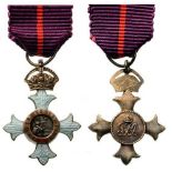 THE MOST HONORABLE ORDER ORDER OF THE BRITISH EMPIRE 1st Model, Knight’s Cross Miniature. Breast