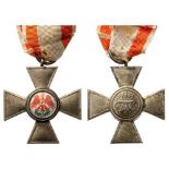 ORDER OF THE RED EAGLE 4th Class Badge, instituted in 1792. Breast Badge, 38 mm, Silver, central