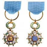 ORDER OF THE SOUTHERN CROSS Commander’s Cross Miniature. Breast Badge, gilt Bronze, 15 mm,