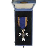 CROSS OF THE DEFENSE LEAGUE 3rd Class Cross, instituted in 1918. Breast Badge, 45x40 mm, gilt Bronze