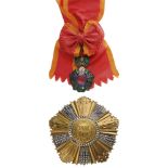 NATIONAL ORDER OF MERIT (BAO-QUOC HUAN CHUONG) Grand Cross Set, 1st Class, instituted in 1950.