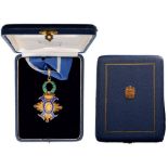 ORDER OF CIVIL MERIT Commander’s Cross, 2nd Type, 1942­1975. Neck Badge, 70x50 mm, gilt Silver,