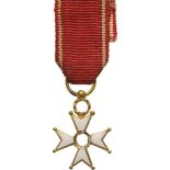 ORDER OF POLONIA RESTITUTA - ORDER OF RESTAURED POLAND (1918) Knight’s Cross Miniature, 5th Class,