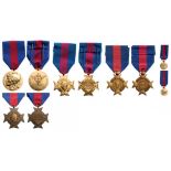 Lot of 5 Decorations Military Volunteers Crosses (1 x 1st Type and 2 x 2nd Type), (3), Military