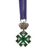 ORDER OF FERDINAND Knight’s Cross, intituted in 1929. Breast Badge, 51x32 mm, Silver, both sides