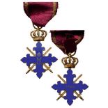 ORDER OF MICHAEL THE BRAVE, 1944 3rd Class, 4th Model. Breast Badge, 57x40 mm, with Swords, gilt