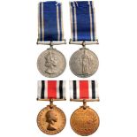 Lot of 2 Decorations Police Long Service and Good Conduct Medal, Special Constabulary Long Service