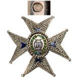 ORDER OF CHARLES III Commander of the Number Star, 2nd Class, instituted in 1771. Breast Star, 61