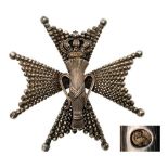 ORDER OF VASA Grand Commander’s Star, instituted in 1772. Breast Star, 67 mm, silver with