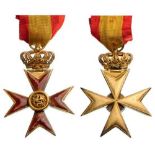 ORDER OF THE GRIFFIN Knight's Cross with Crown, 4th Class, instituted in 1884. Breast Badge, 41