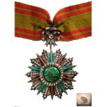 ORDER OF NISHAN EL IFTIKHAR Commander’s Cross, 3rd Class, Ali Bey (1882–1902). Breast Badge, 85x63