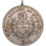 Corrientes National-Guard Silver Medal for Campaign against Paraguay, instituted in 1869 Breast