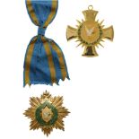 ORDER OF MERIT OF THE REPUBLIC OF CYPRUS Grand Cross Set, 1st Class, instituted in 1991. Sash Badge,