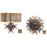 ORDER OF THE SACRED TREASURE (Kunnito zuihisho) Grand Officer’s Set, 2nd Class, 1st Type, instituted