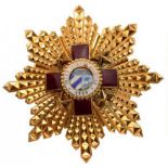 ORDER OF THE RED CROSS 2nd Class Star, 1st Type (with stars in angles), instituted in 1909. Breast