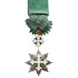 ORDER OF SAINT MAURICE AND LAZARUS Grand Cross Set, 1st Class, instituted in 1434. Sash Badge,